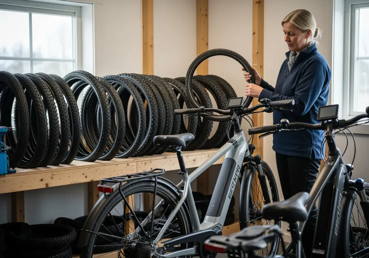 Guider för däck, vinterkörning och elcykelval 2026 — illustration