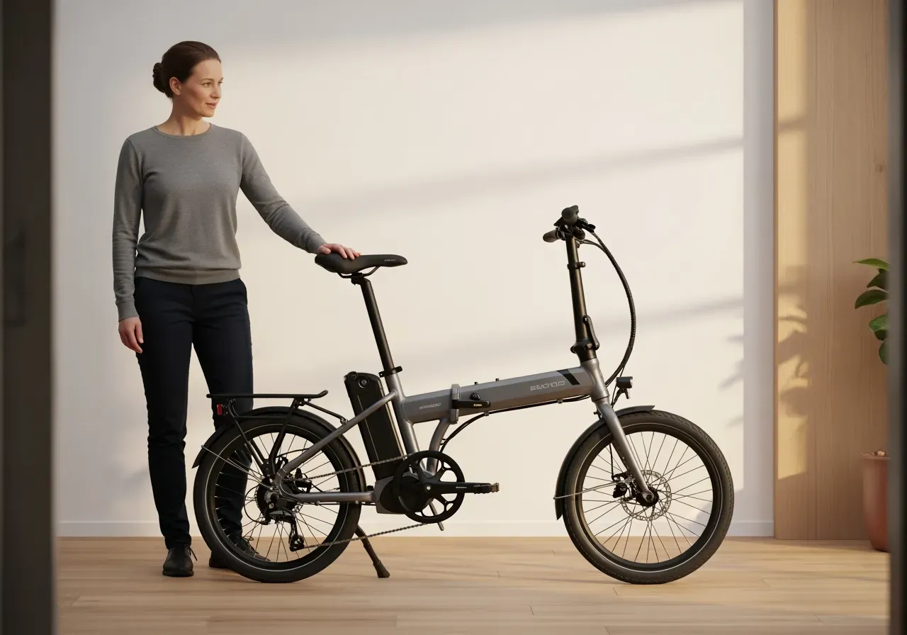hopfällbar elcykel guide