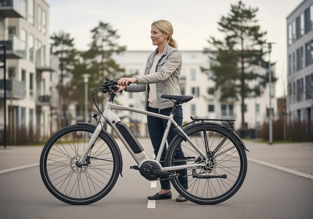 Elcykel för pendling och vardag