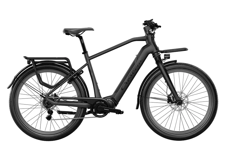 Crescent Elgot 20 5vxl 2023 55cm Svart Matt Elcykel  Hybrid 2023