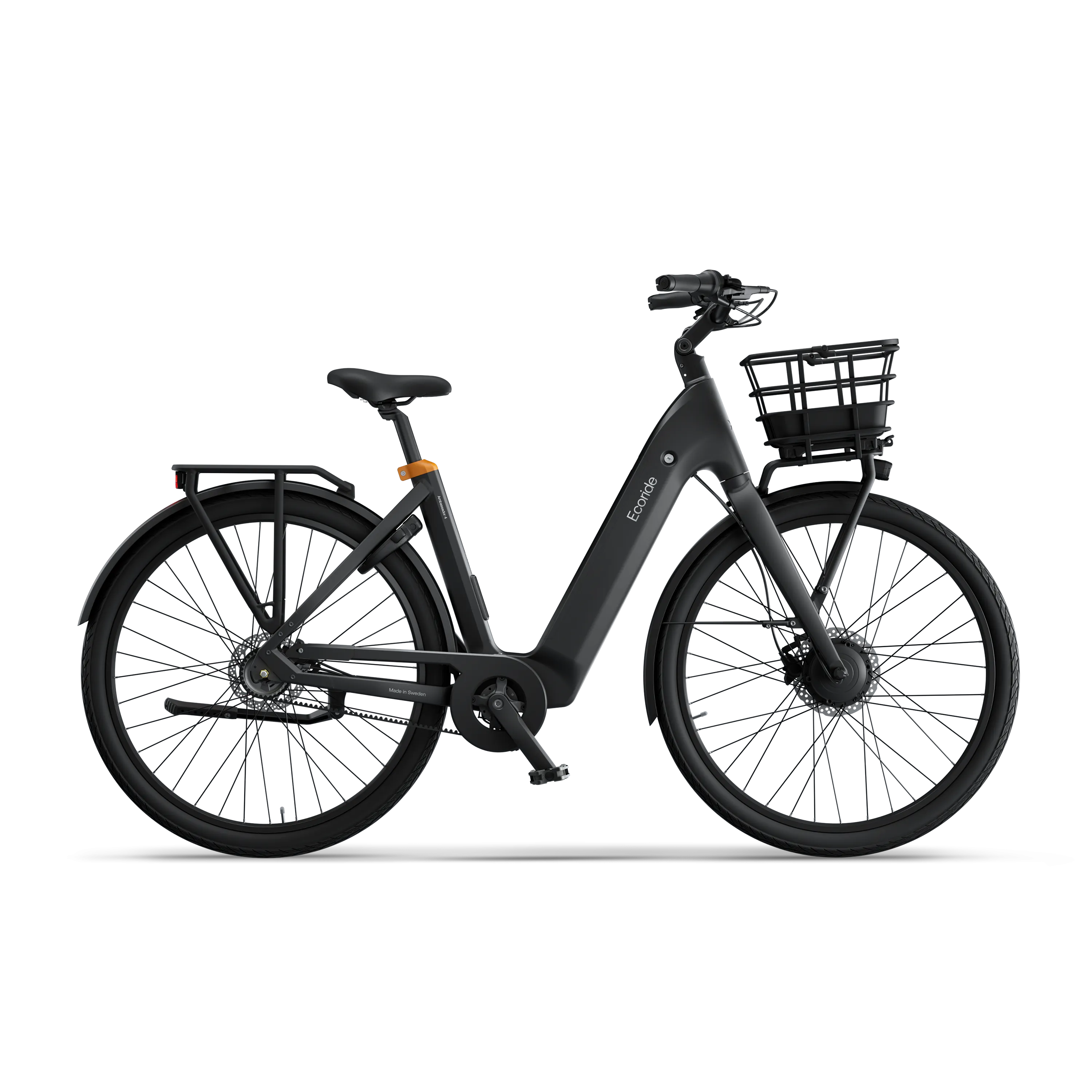 Ecoride 1Ambassador-4-Hubmotor-Belt-Disc-Black-Medium