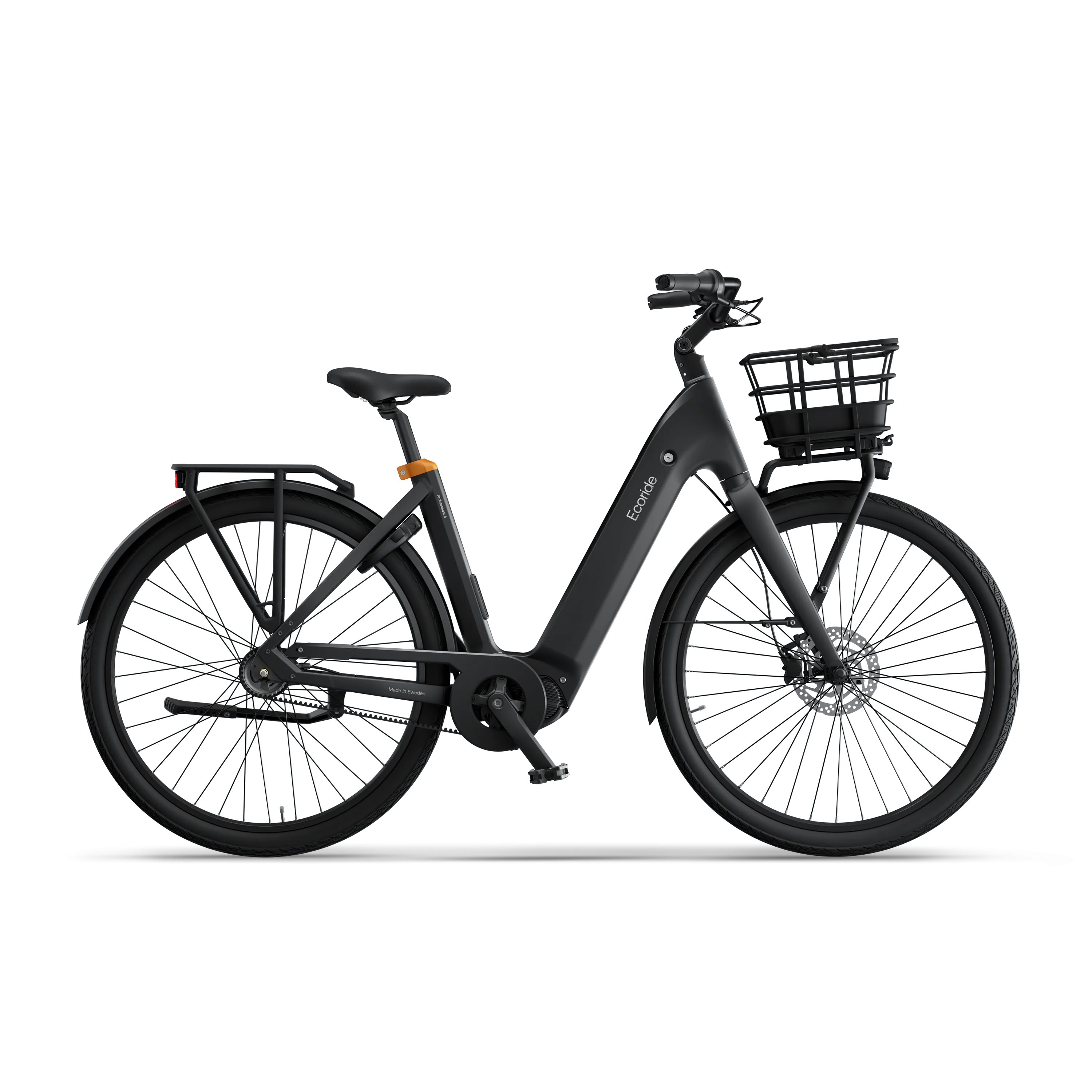 Ecoride Ambassador-4-Midmotor-Belt-Coaster-Black-Medium