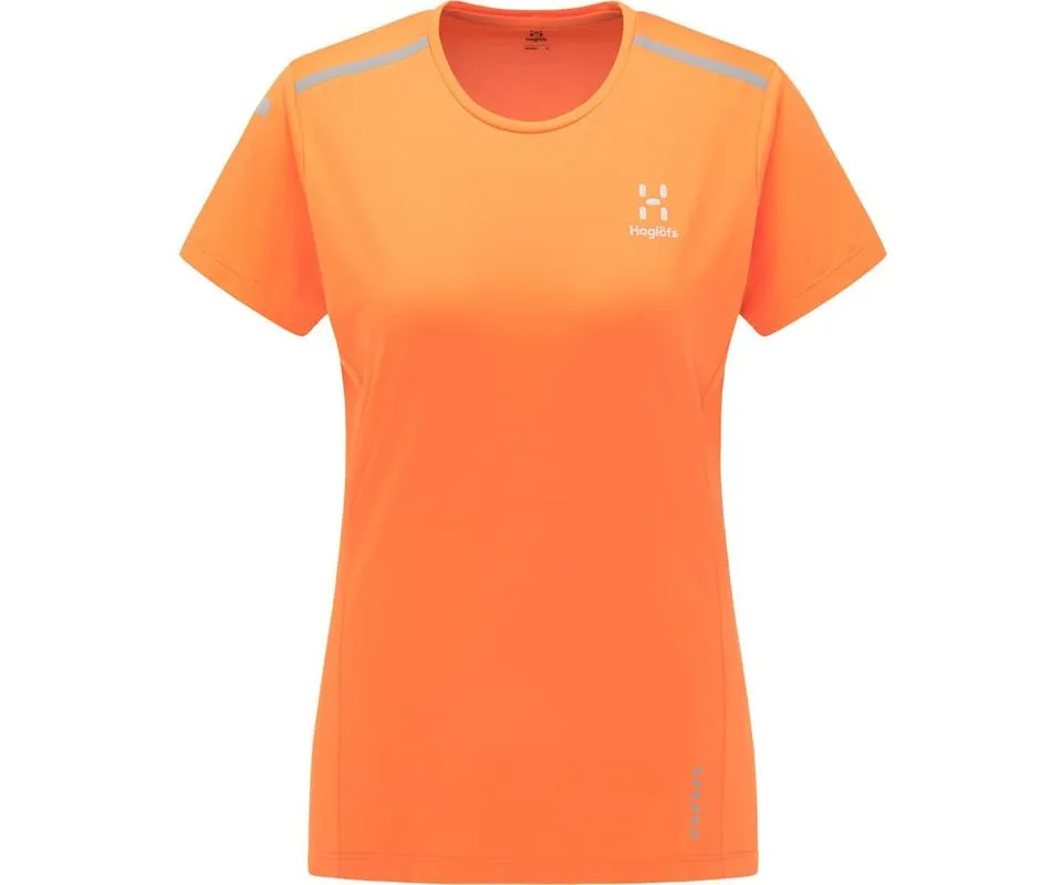 Haglöfs L.I.M Tech Tee Women Flame Orange Flame Orange XS