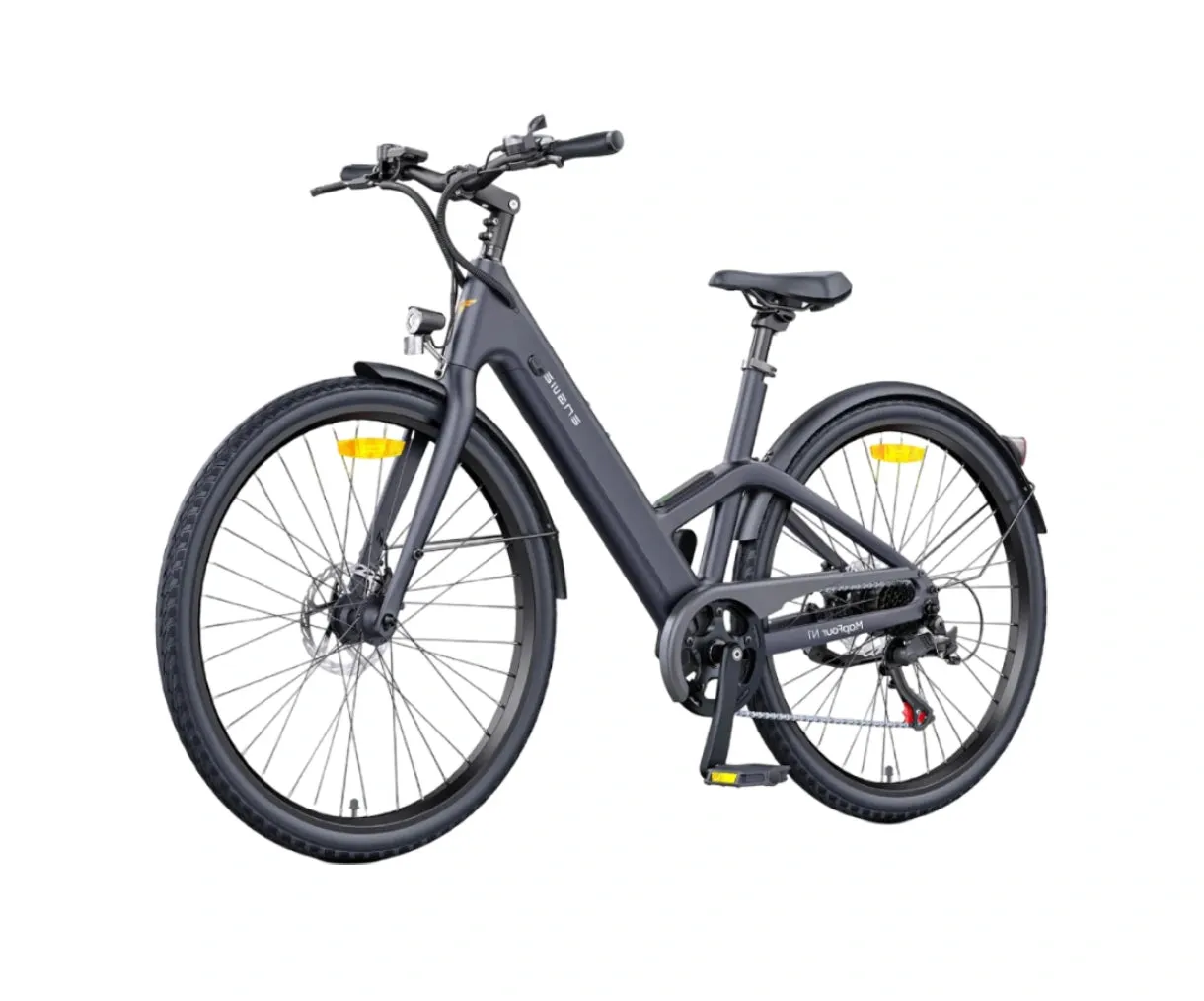 N1 Air Elcykel (25 km/h) - Grå / Lågt insteg