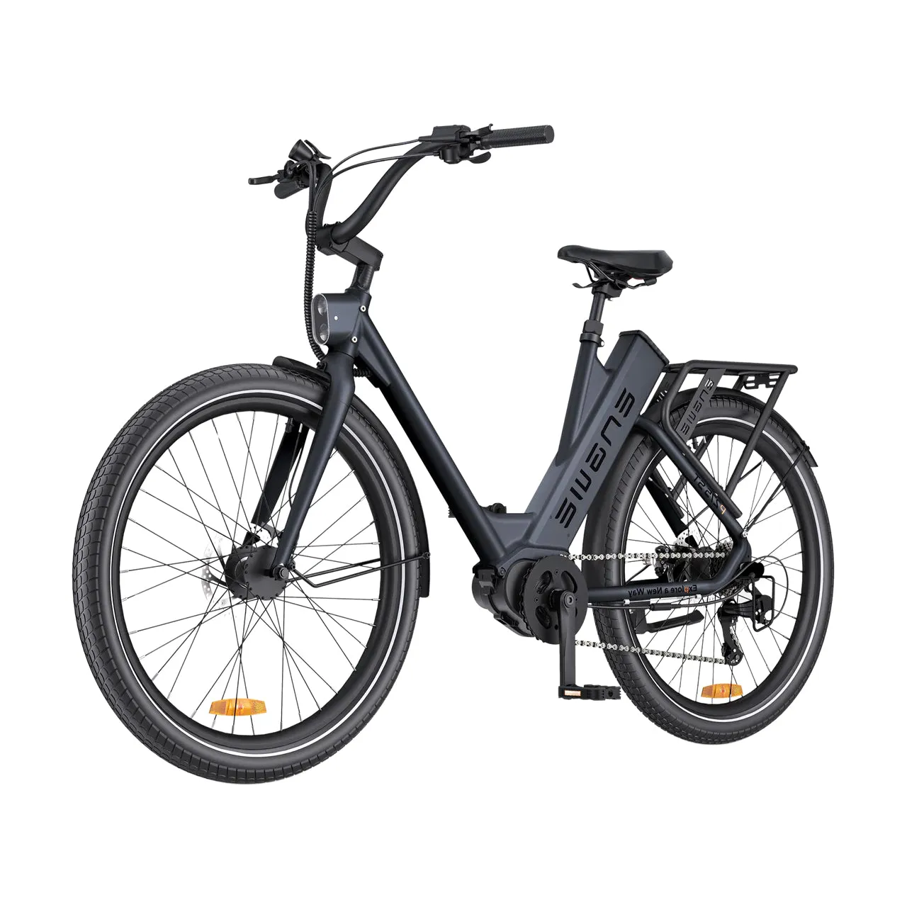 P275 ST Elcykel (25 km/h) - Svart