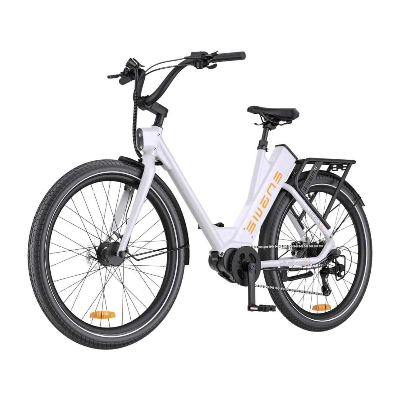 P275 ST Elcykel (25 km/h) - Vit