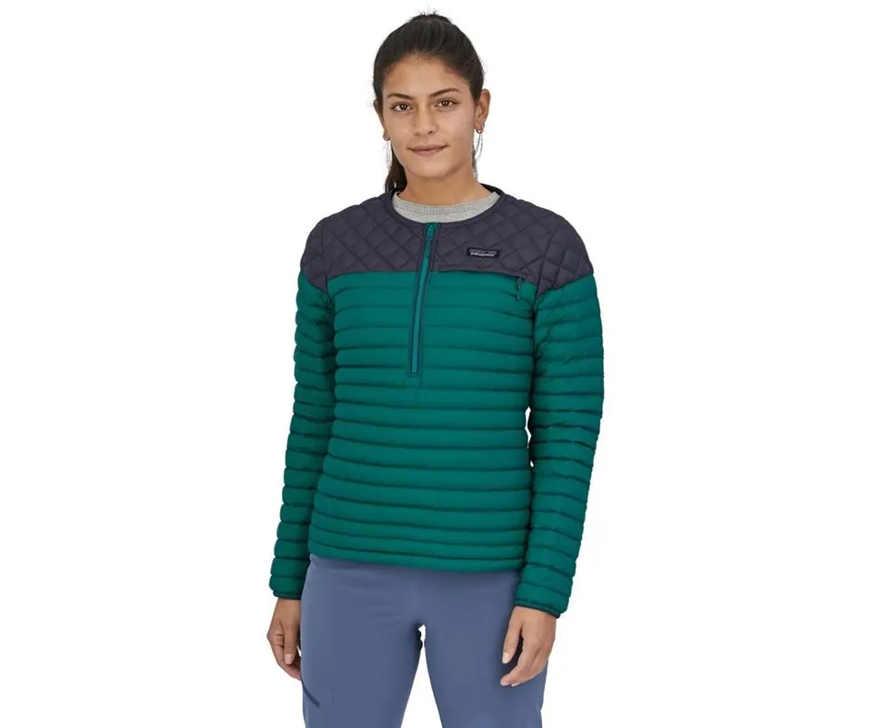 Patagonia Alplight Down Pullover Women Borealis Green Borealis Green XS