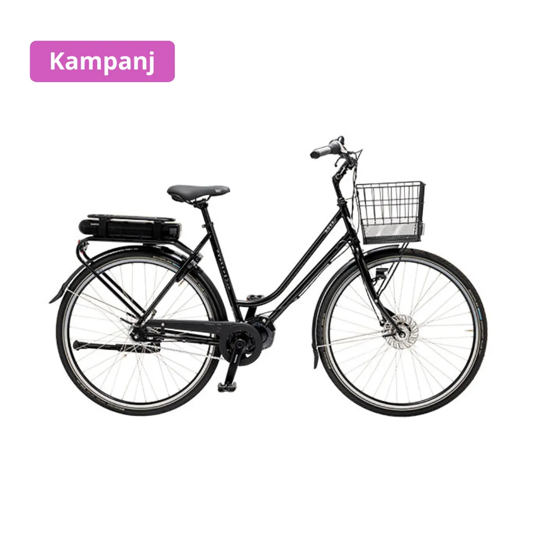 Skeppshult Nova El Premium 7-vxl. 53cm Spegelsvart Elcykel  Klassisk 2024