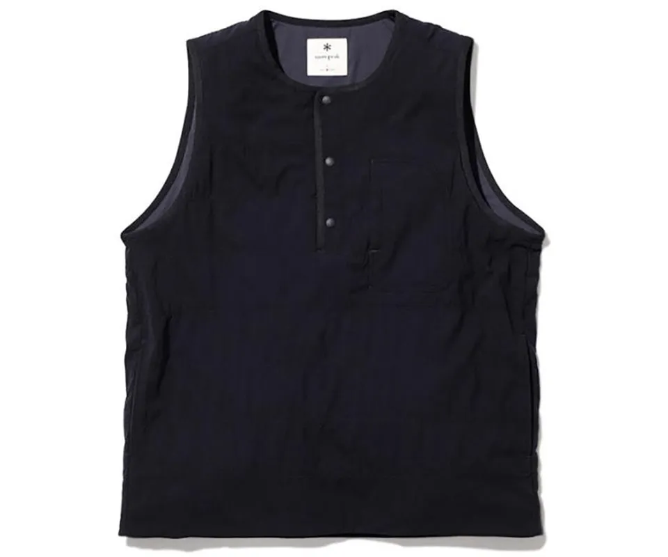 Snow Peak Flexible Insulated Vest Black Black XS