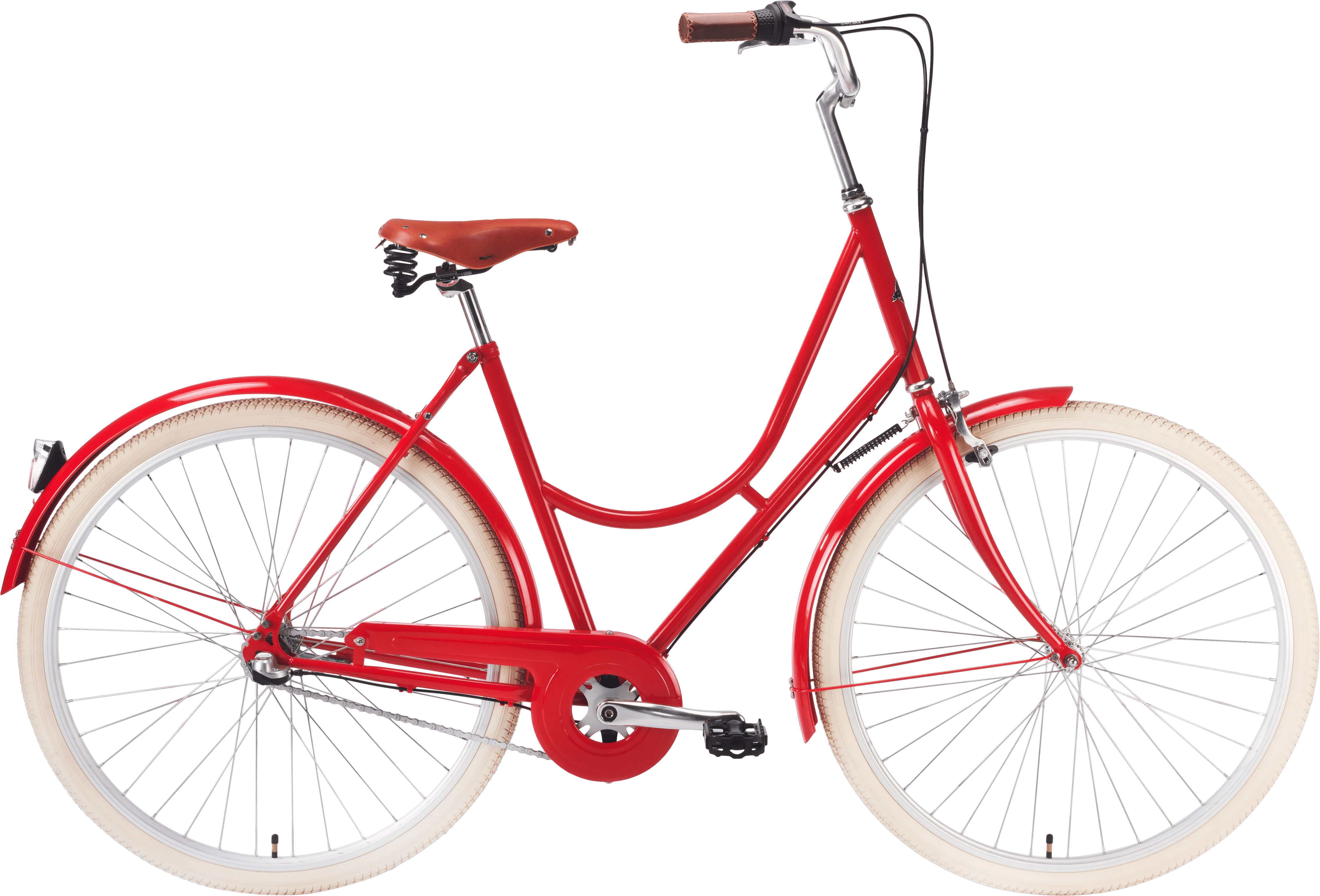 En glad kund provar sin svenska för pendling och vill direkt köpa en egen.