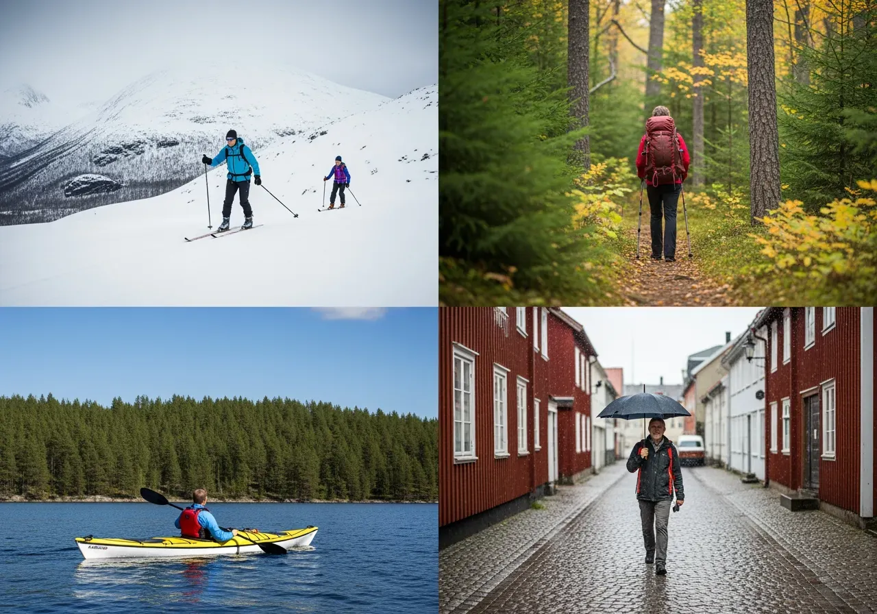 Utomhus aktiviteter för alla årstider