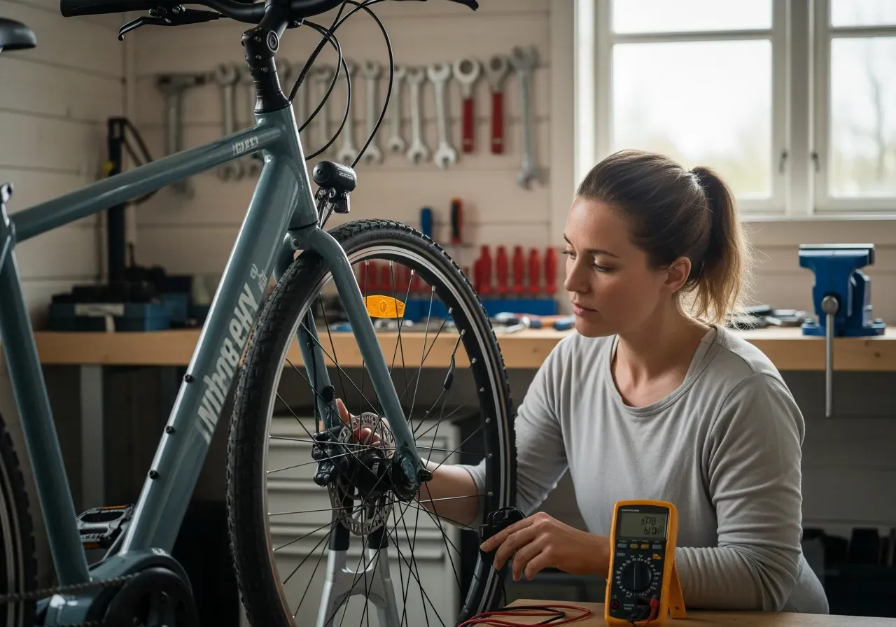 Felsökning elcykel hemma