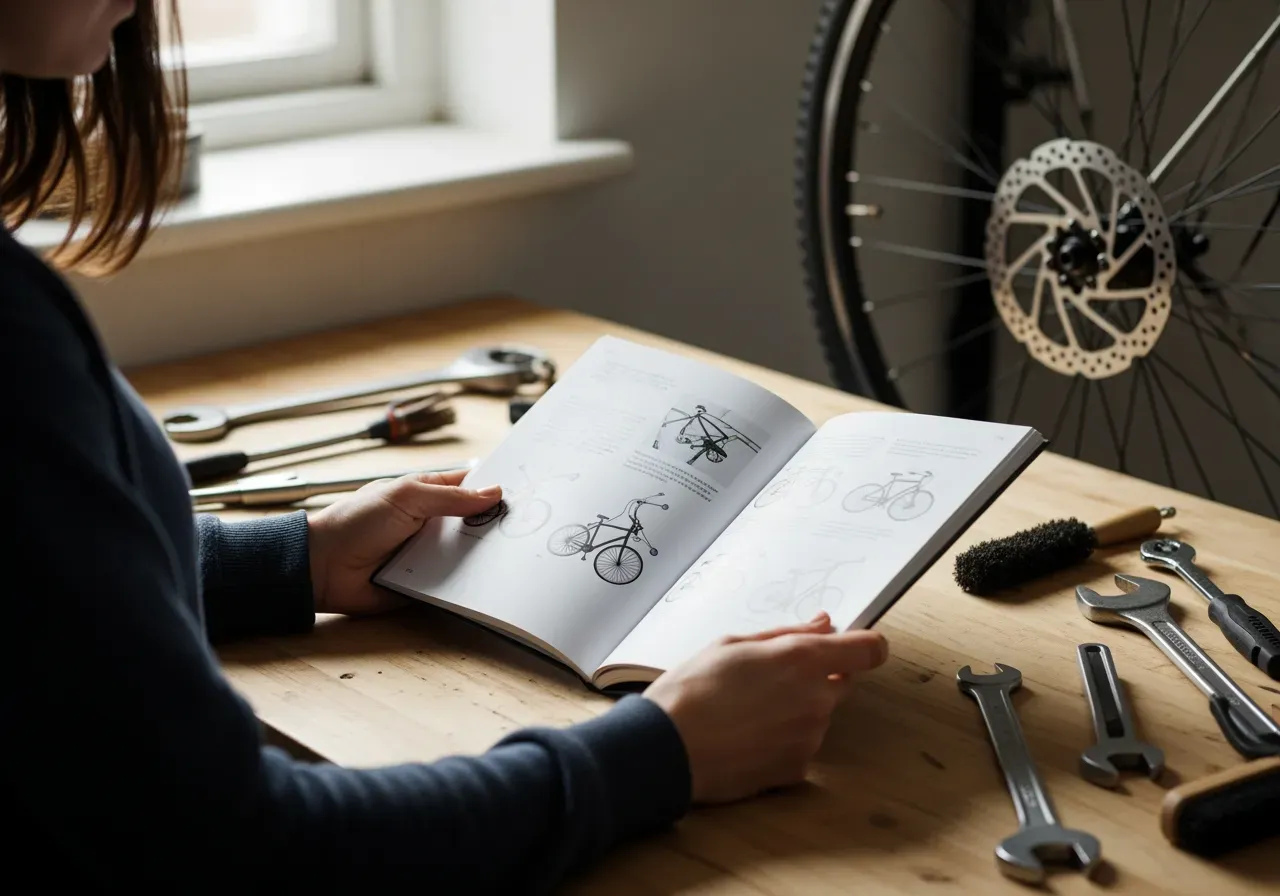 Guider för underhåll av cykel